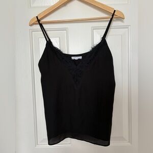 Socialite Black Lace Detail Top